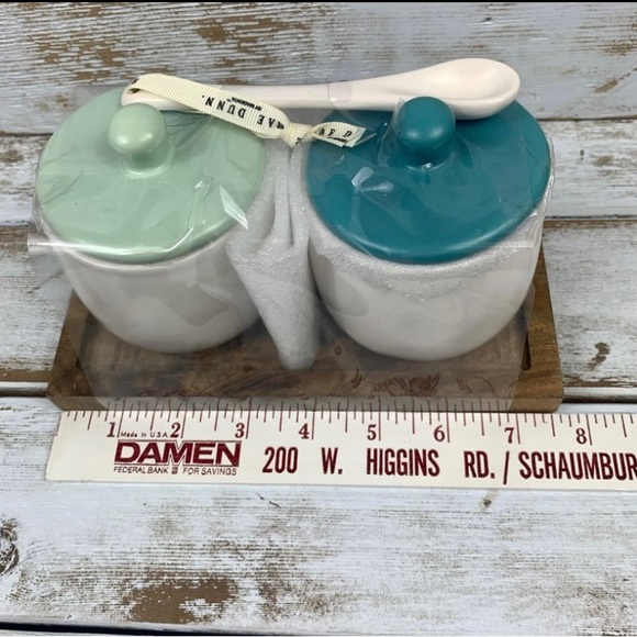 Rae Dunn FUDGE CARAMEL Set - Picture 4 of 14